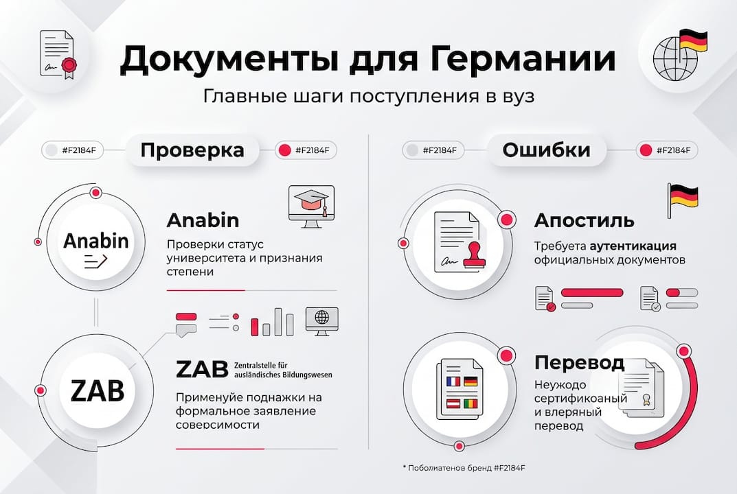 Простая инфографика: ключевые шаги проверки документов