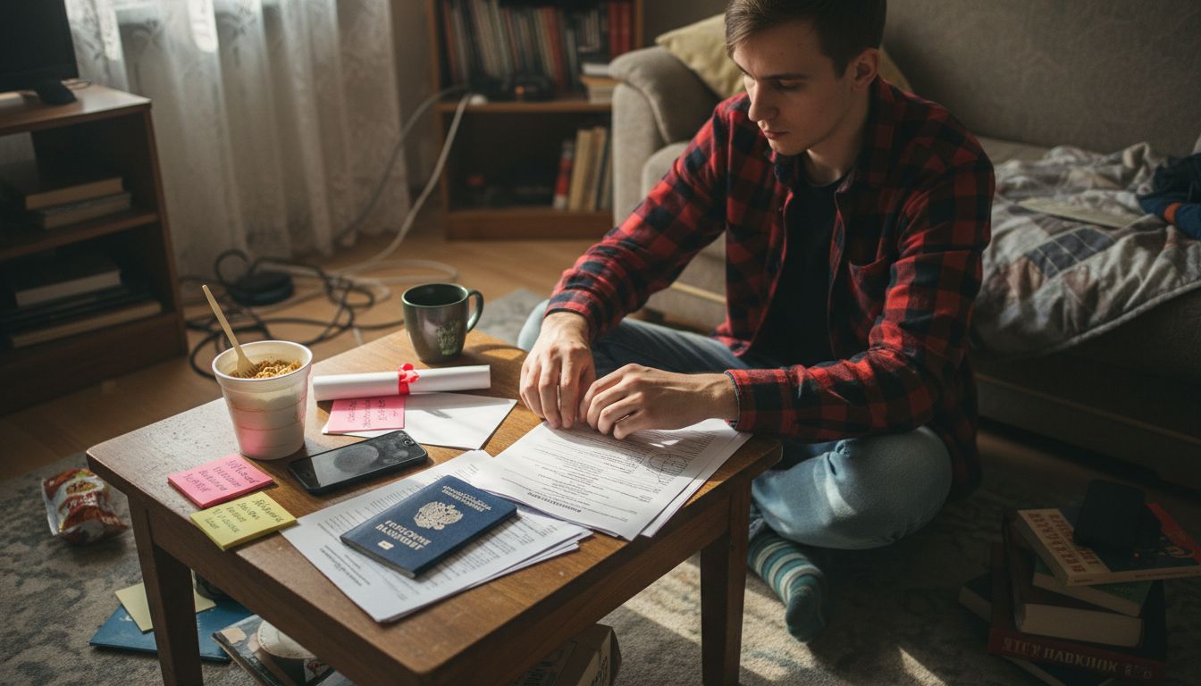 Собираю паспорт и диплом для подачи документов