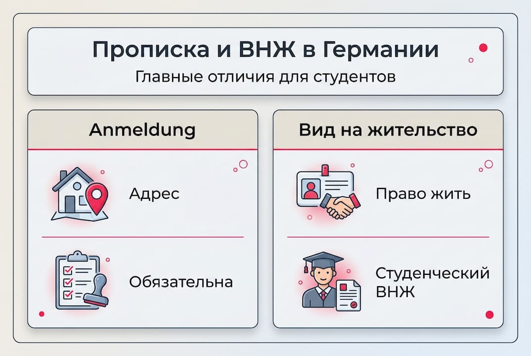 Инфографика: в чем разница между пропиской и видом на жительство