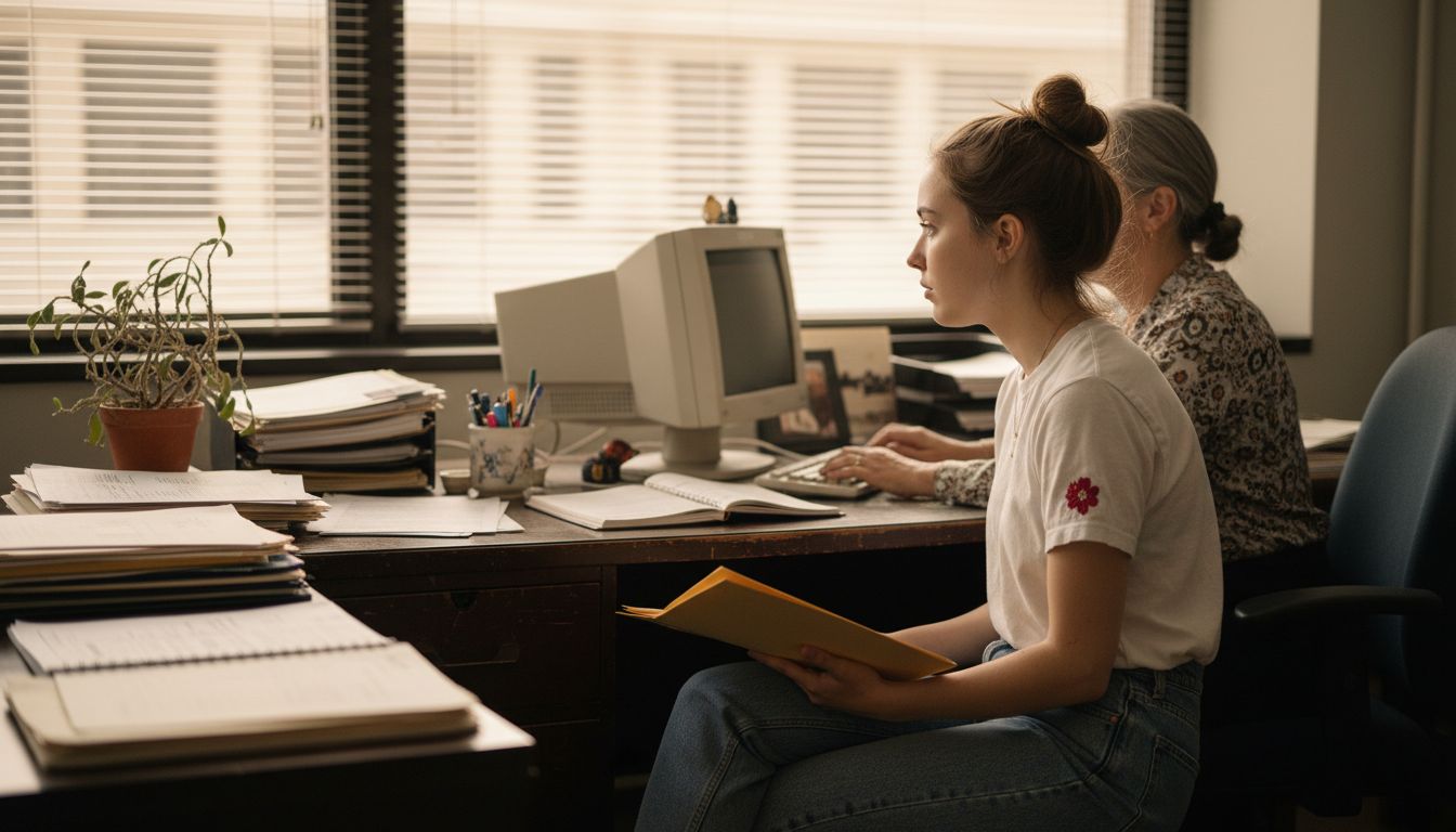 Student consults university staff about insurance