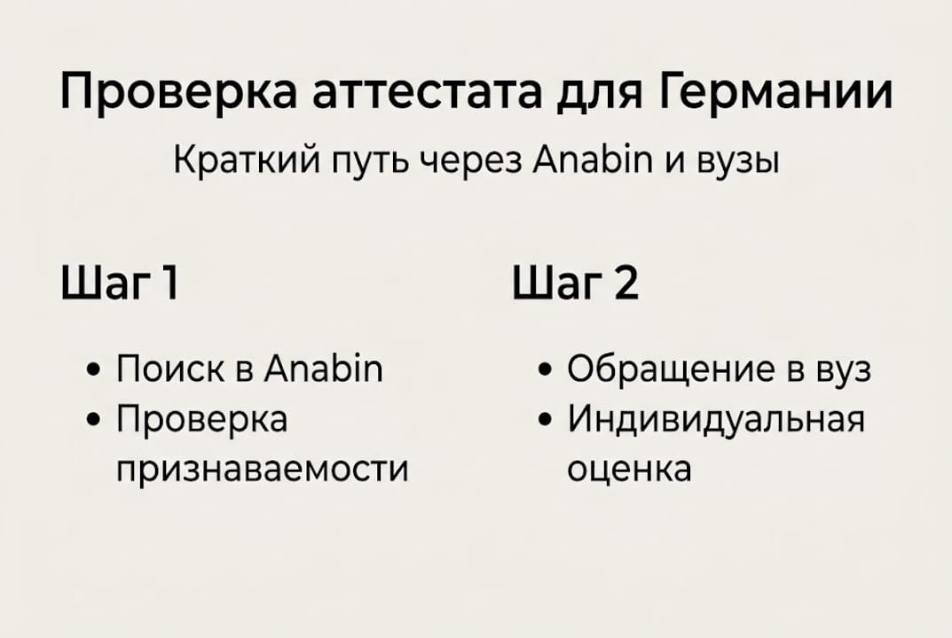 Инфографика: как проходит проверка аттестата — пошагово