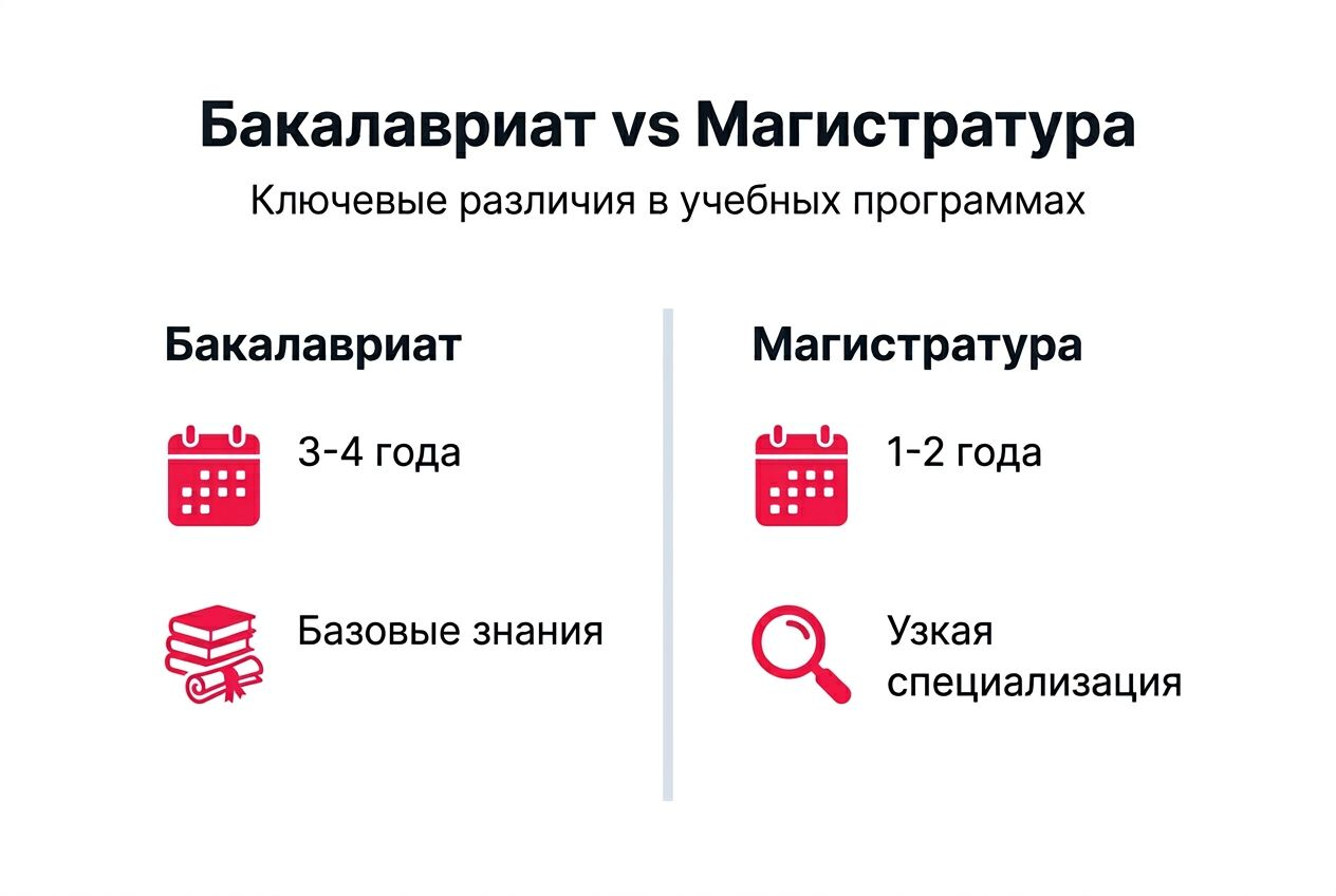 Инфографика: сравнение образовательных программ в вузах Германии