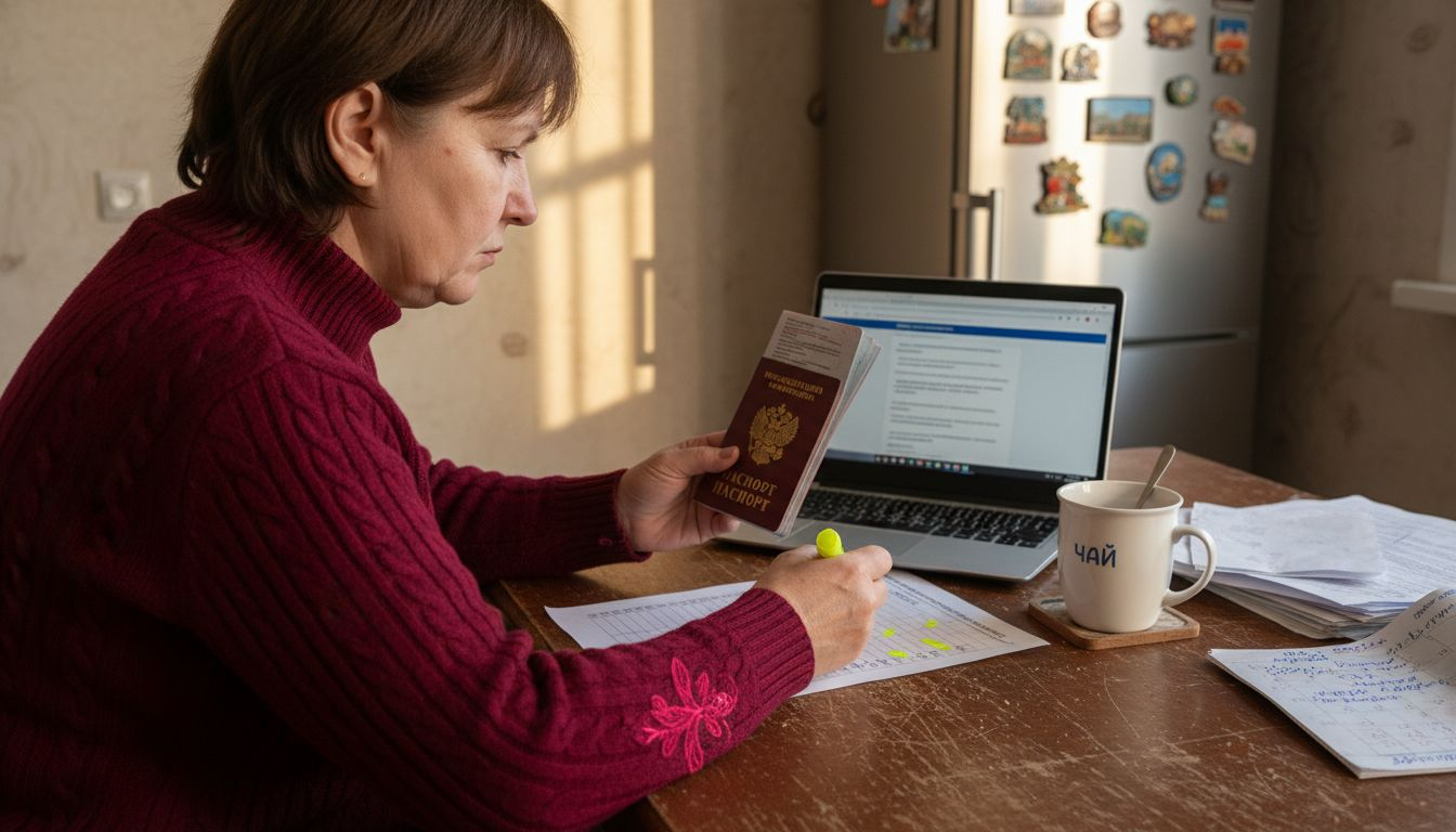 Биометрический паспорт спокойно проверили прямо за уютным кухонным столом.