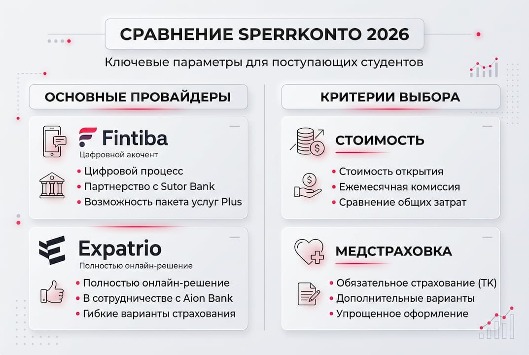 На инфографике наглядно показано сравнение разных провайдеров по основным критериям.