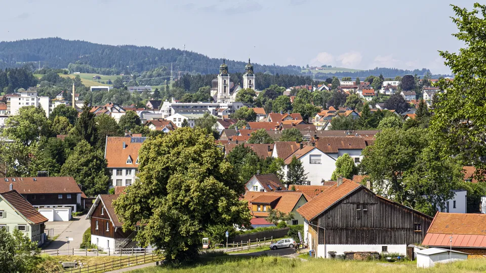 View of the town