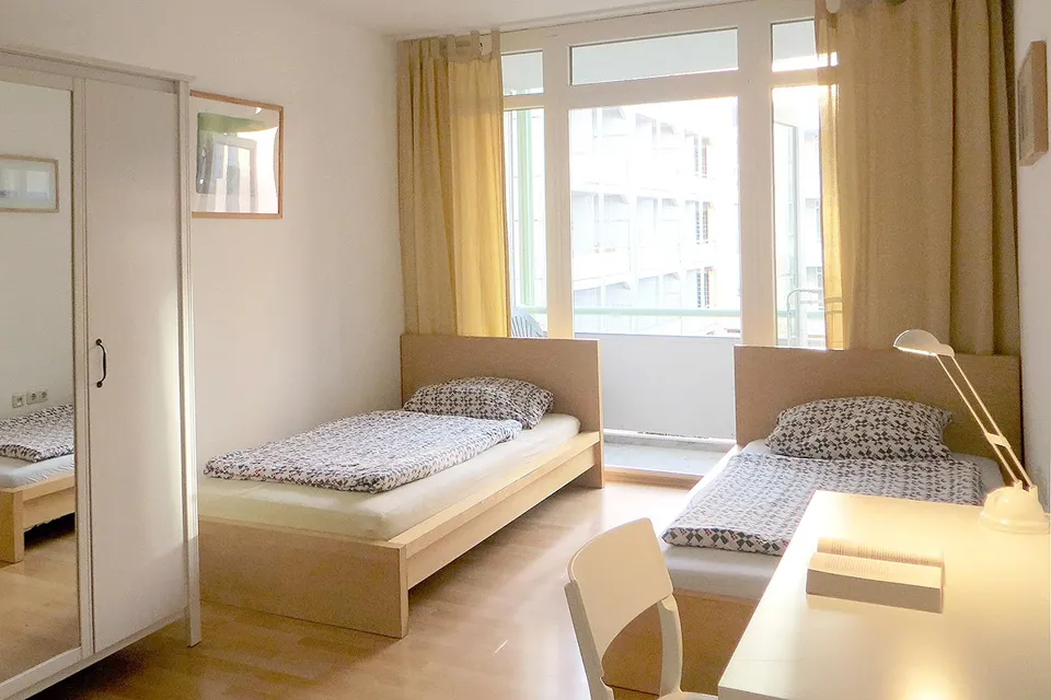 A room in school accommodation, Munich