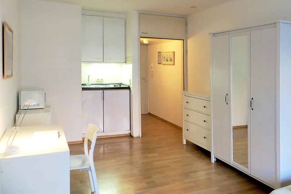 A room in school accommodation, Munich