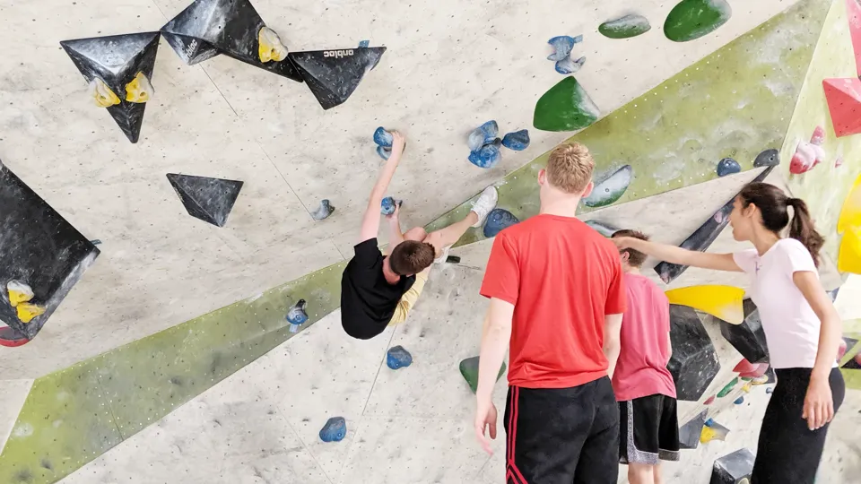 Indoor climbing