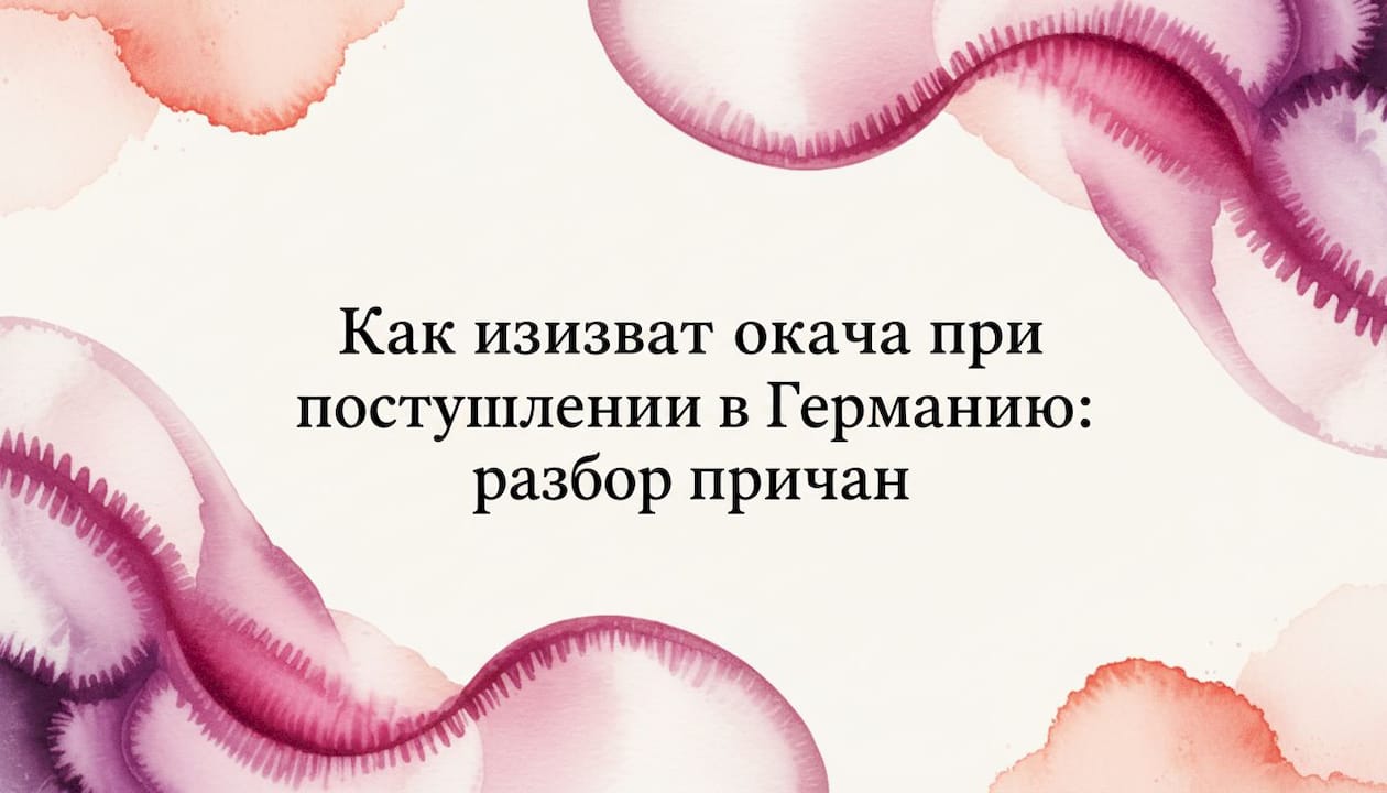 Как избежать отказа при поступлении в Германию: разбор причин