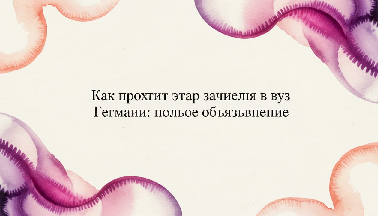 Как проходит этап зачисления в вуз Германии: полное объяснение