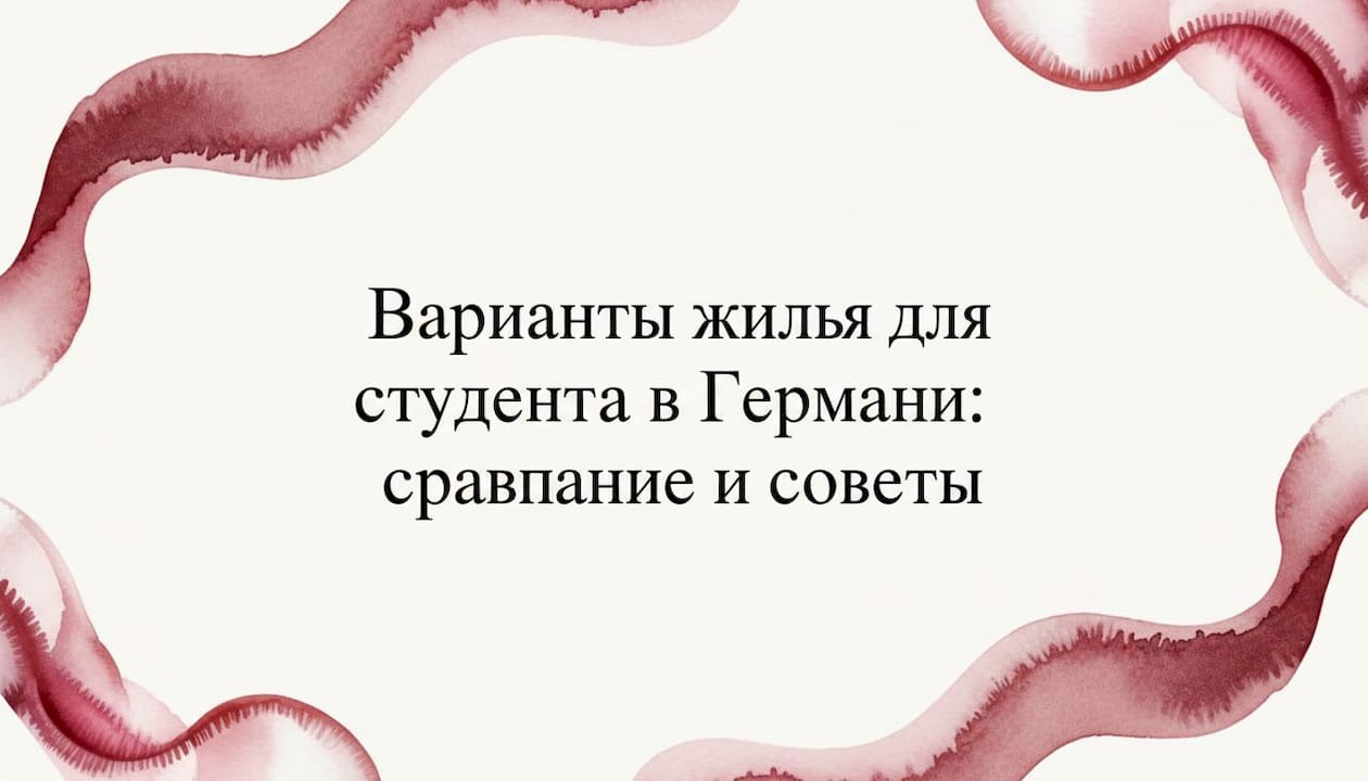 Варианты жилья для студента в Германии: сравнение и советы