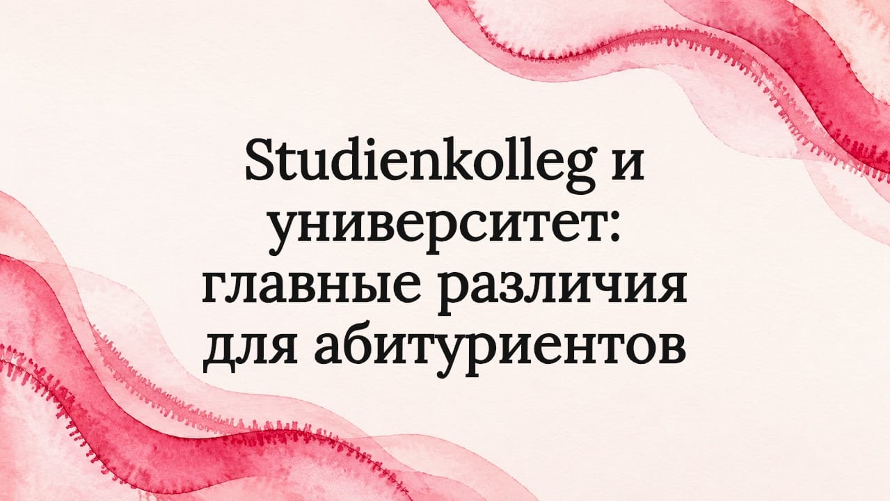 Studienkolleg и университет: главные различия для абитуриентов
