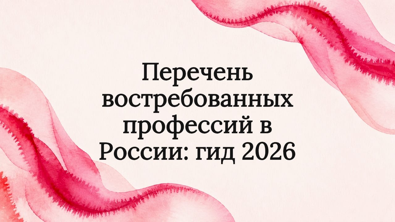 Перечень востребованных профессий в России: гид 2026